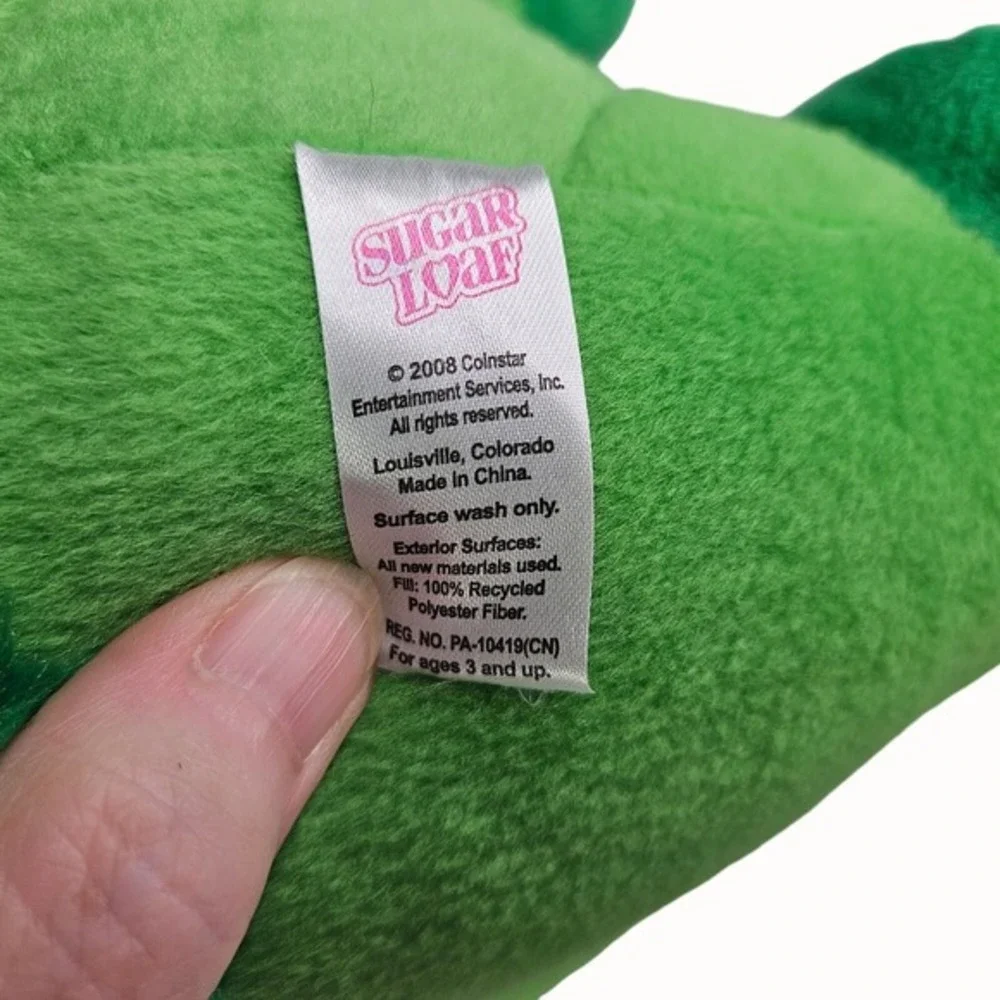 Rhino Rhinoceros Plush Stuffed Animal Green Plushie Toy 17 Inch Sugar Loaf‎
